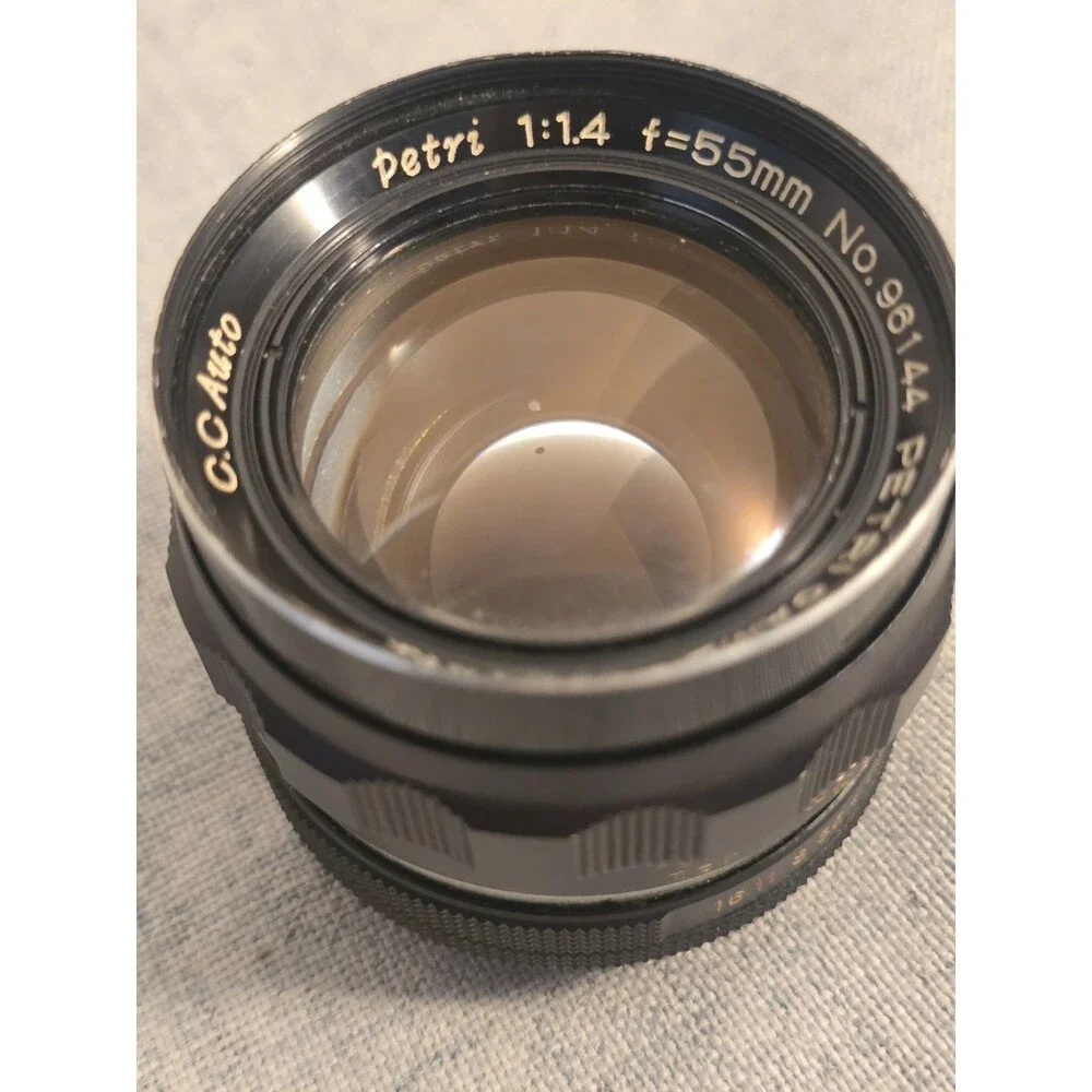 RARE Petri C.C. Auto 55mm f/1.4 Fast Prime Lens - Petri Mount - TESTED - READ